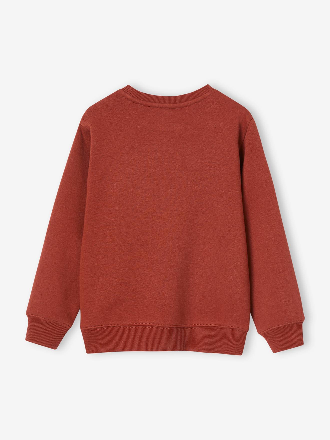 Sweat col rond personnalisable garçon noisette