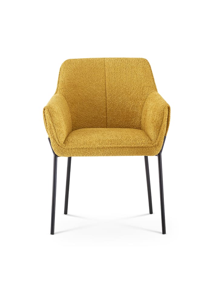 B&D Home Esszimmerstuhl JENNY in Gelb - (B)64 x (H)84 x (T)64 cm günstig kaufen onesize