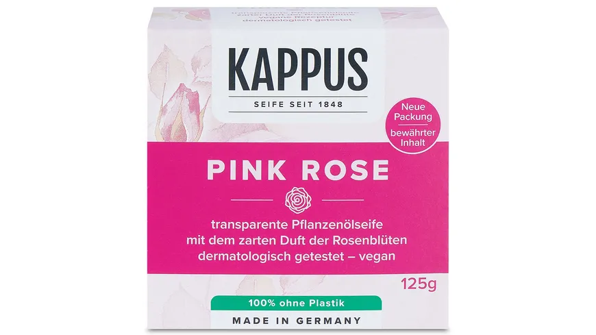 Kappus Seife Pink Rose 125 g