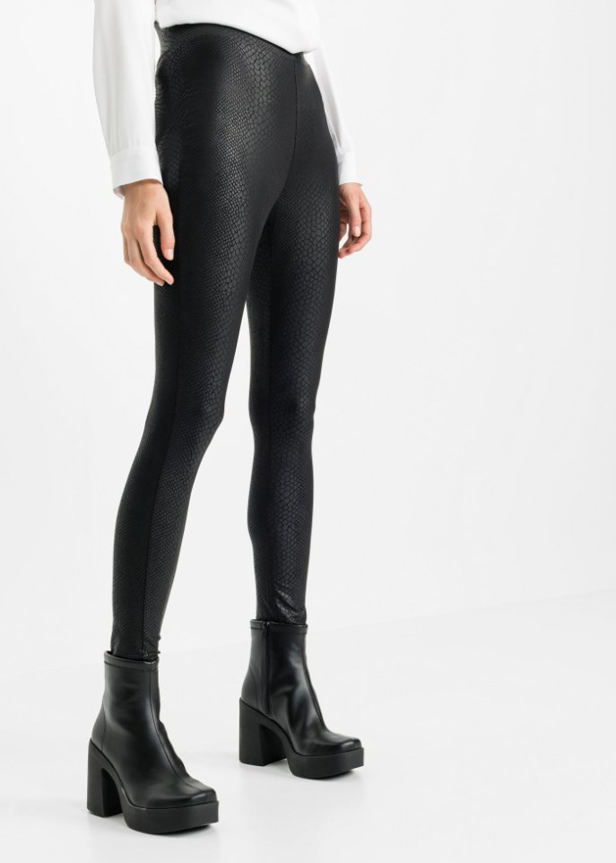 Lederimitat-Leggings