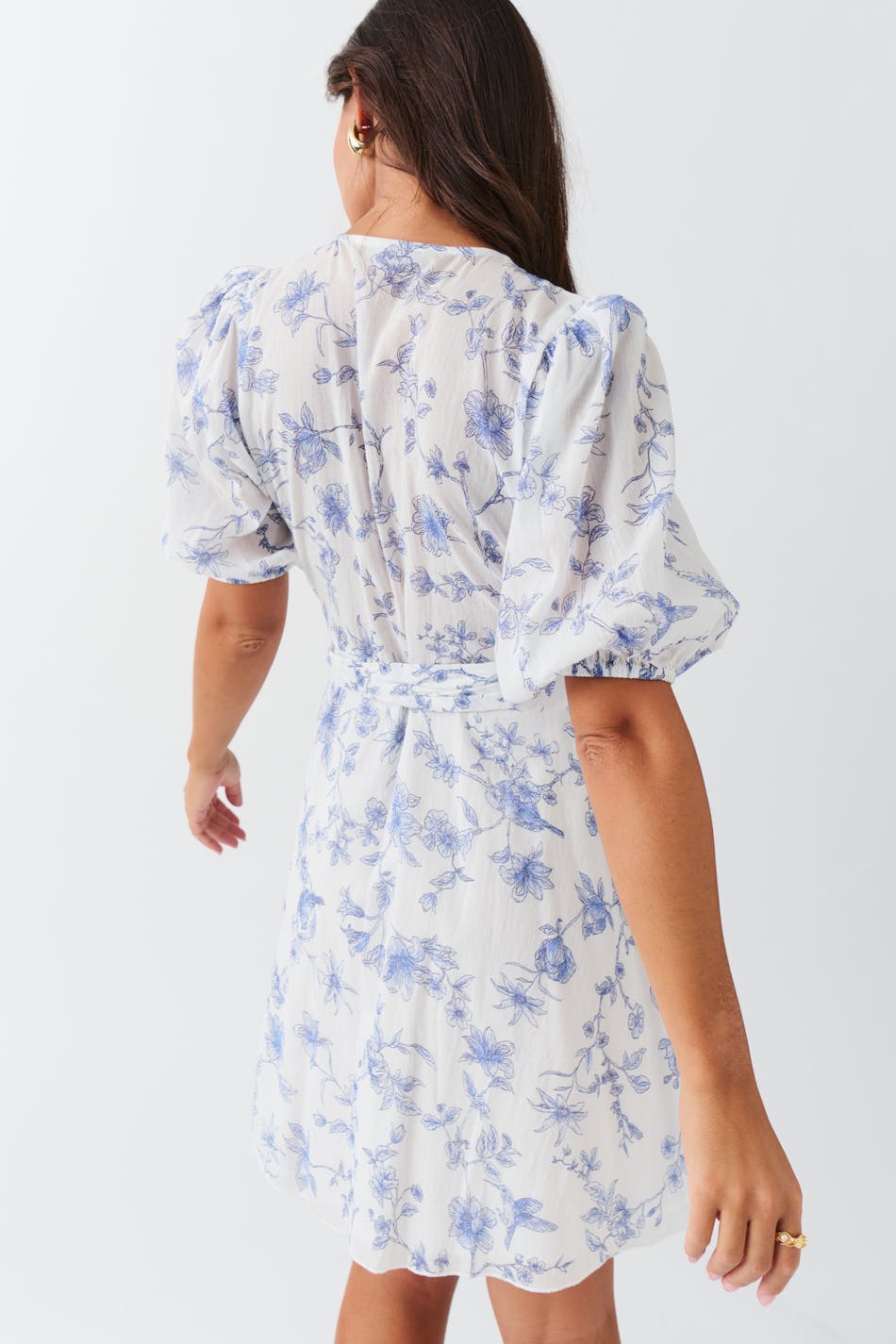 Mini wrap dress