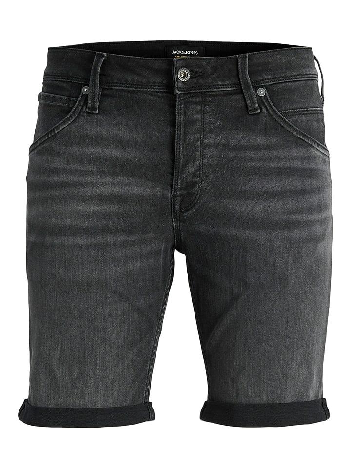 Jack & Jones Jeans-Shorts in Anthrazit günstig kaufen