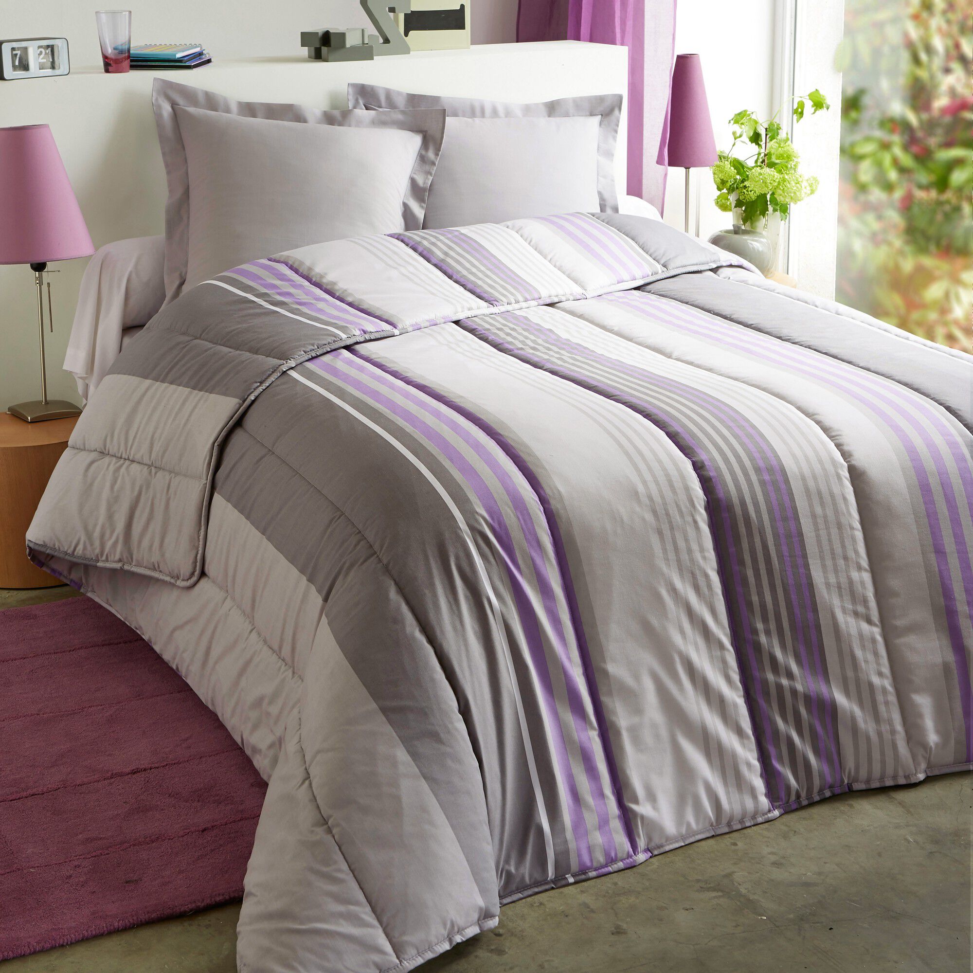 Couette coton imprimée Detroit 200g/m2