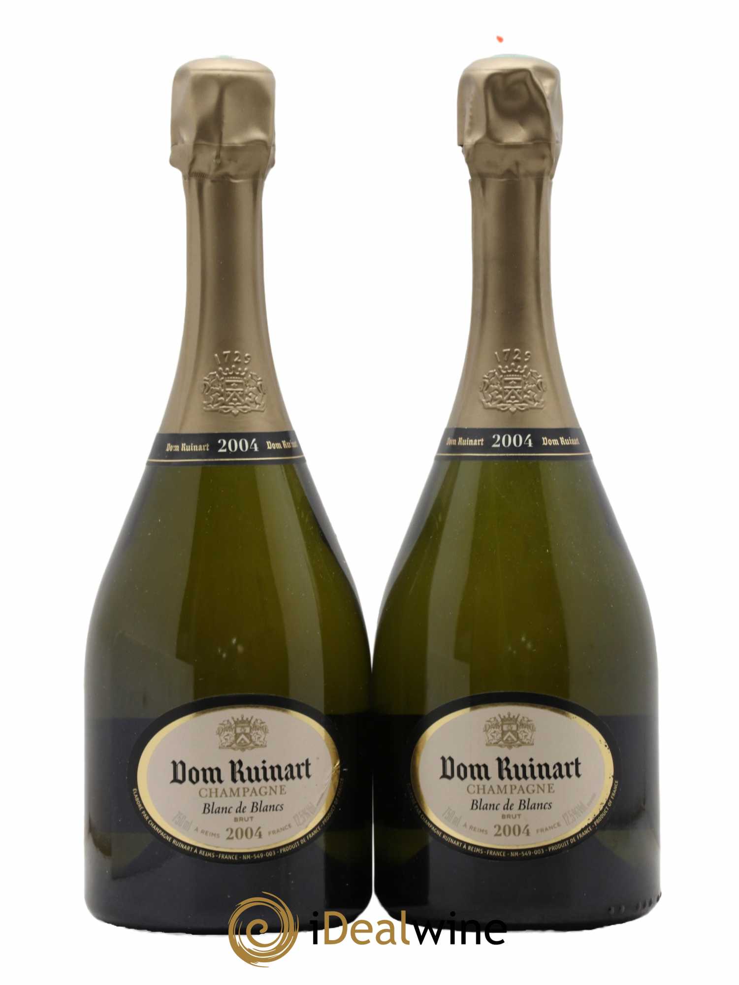 Dom Ruinart Ruinart  2004 - Lot de 2 Bouteilles