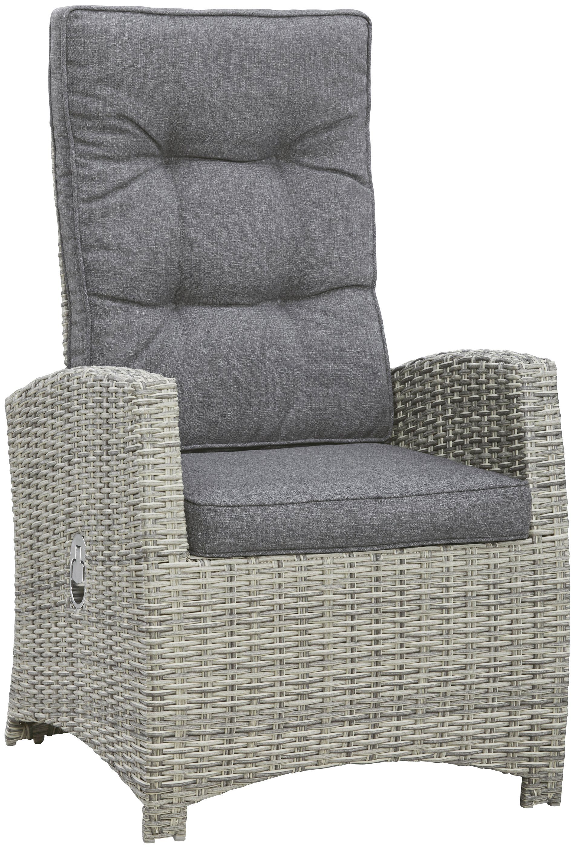 KONIFERA Garten-Essgruppe Monaco, (17-tlg), 6 Sessel, 2 Hocker, Tisch, Polyrattan