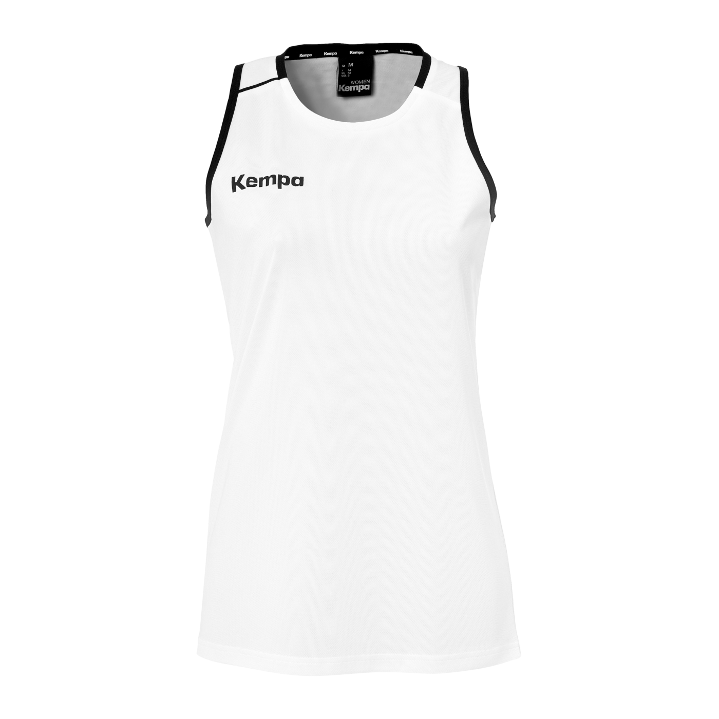 Kempa Player Tank Top Damen Weiss Schwarz F05