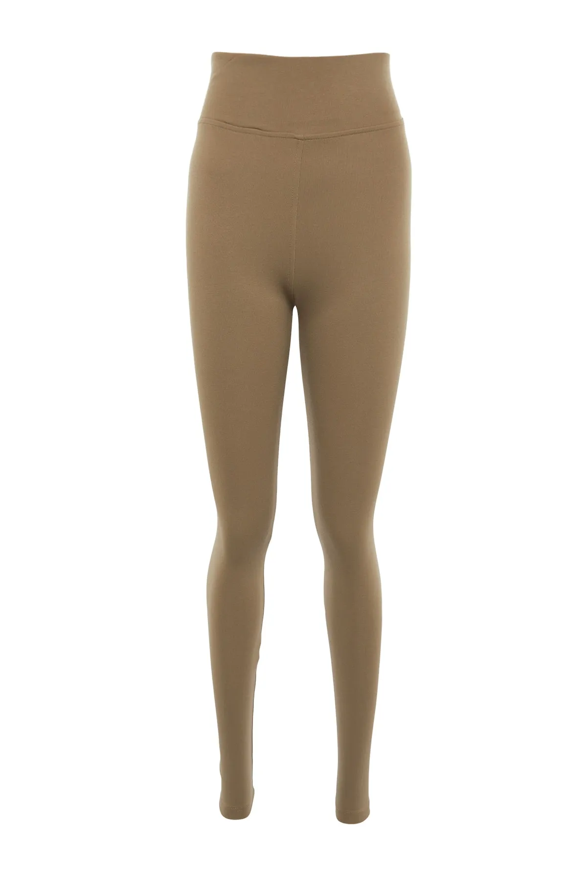 Trendyol Collection  Stone Recovery Strick-Leggings mit hoher Taille und elastischem Bund TWOAW20TA0087
