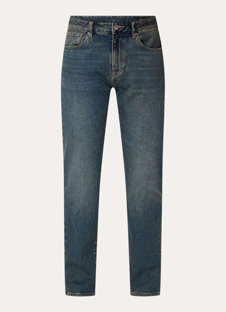 Armani Exchange Slim fit -farkut, joissa tumma pesu