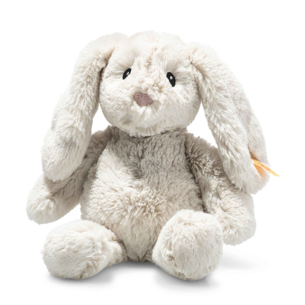 Soft Cuddly Friends Hoppie Hase, 20 cm, hellgrau