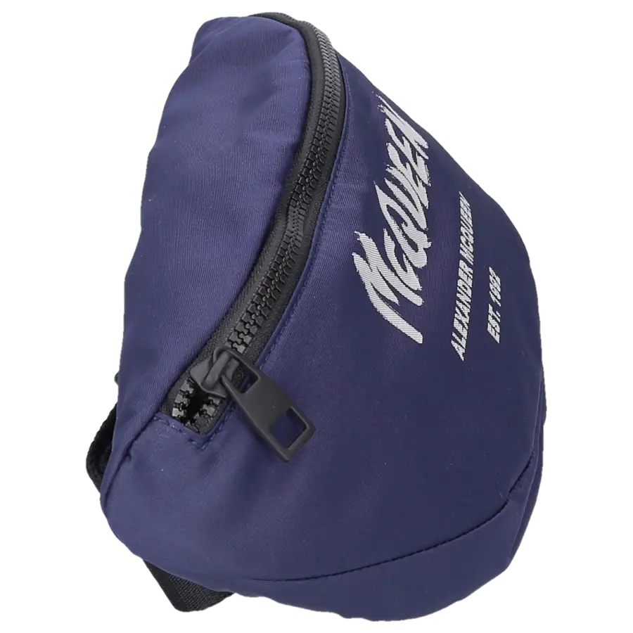 Alexander McQueen - Gürteltasche GRAFFITI Nylon - blau