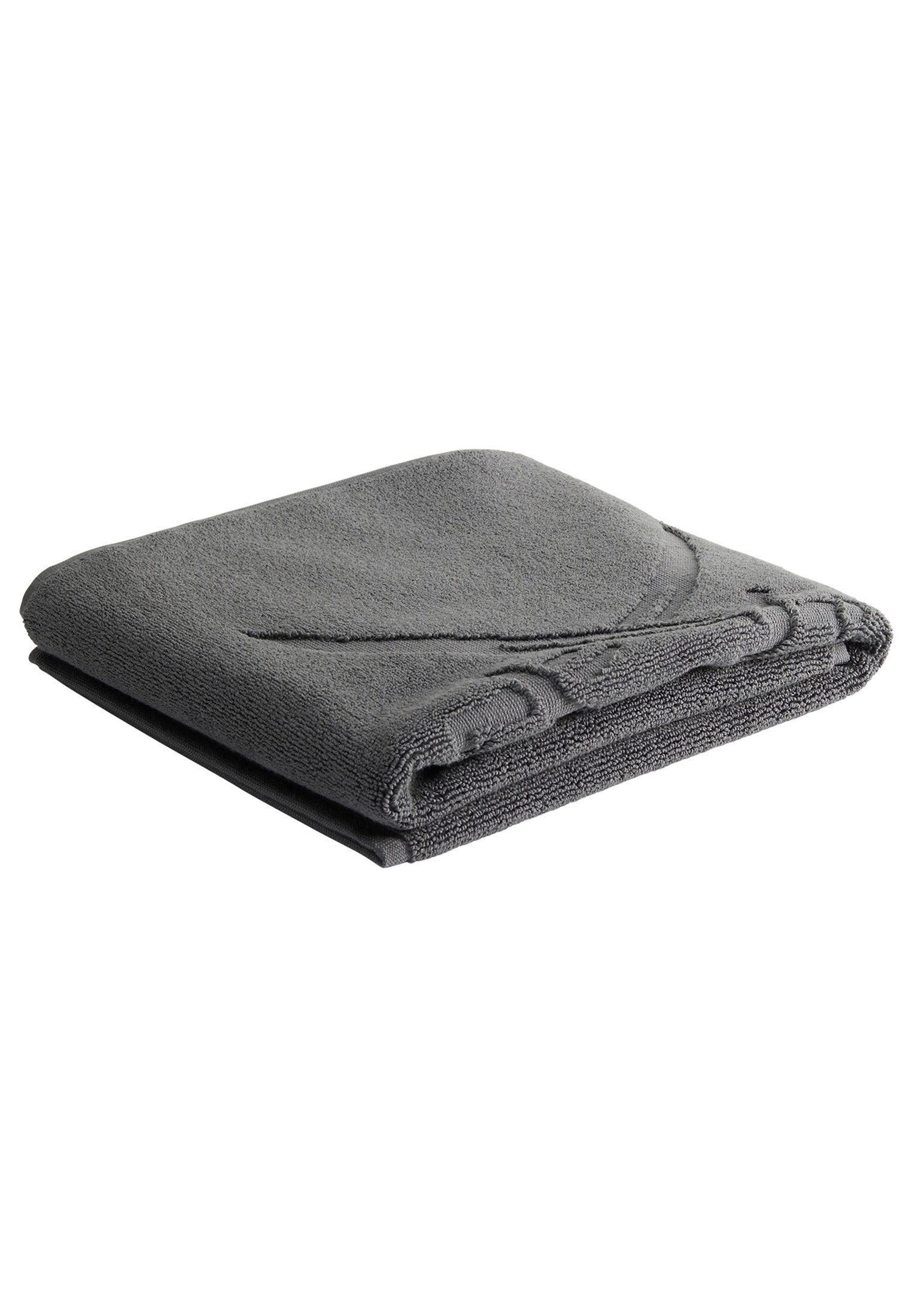 Badematte Badvorleger, Duschvorleger, Badematte 50x80 cm, Hochtiefprägung Sansibar Sylt, strapazierfähig, fußbodenheizungsgeeignet, Rückseite hat keine rutschhemmende Beschichtung, 100% Baumwolle (900 gsm), BxL: 50x80 cm