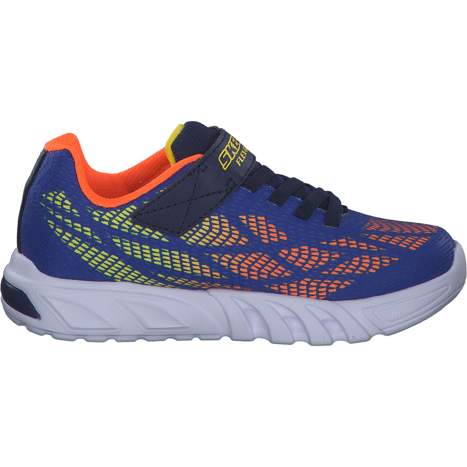 Skechers 400137L, Sneakers Low, Kinder, roal/orange/yellow