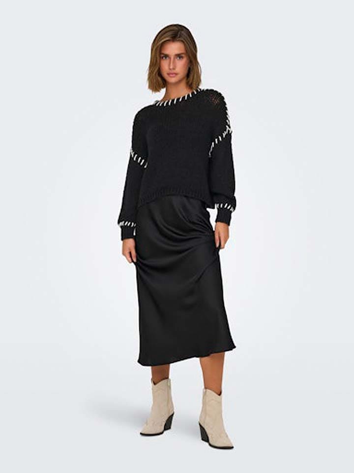 ONLY Pullover in Schwarz günstig kaufen