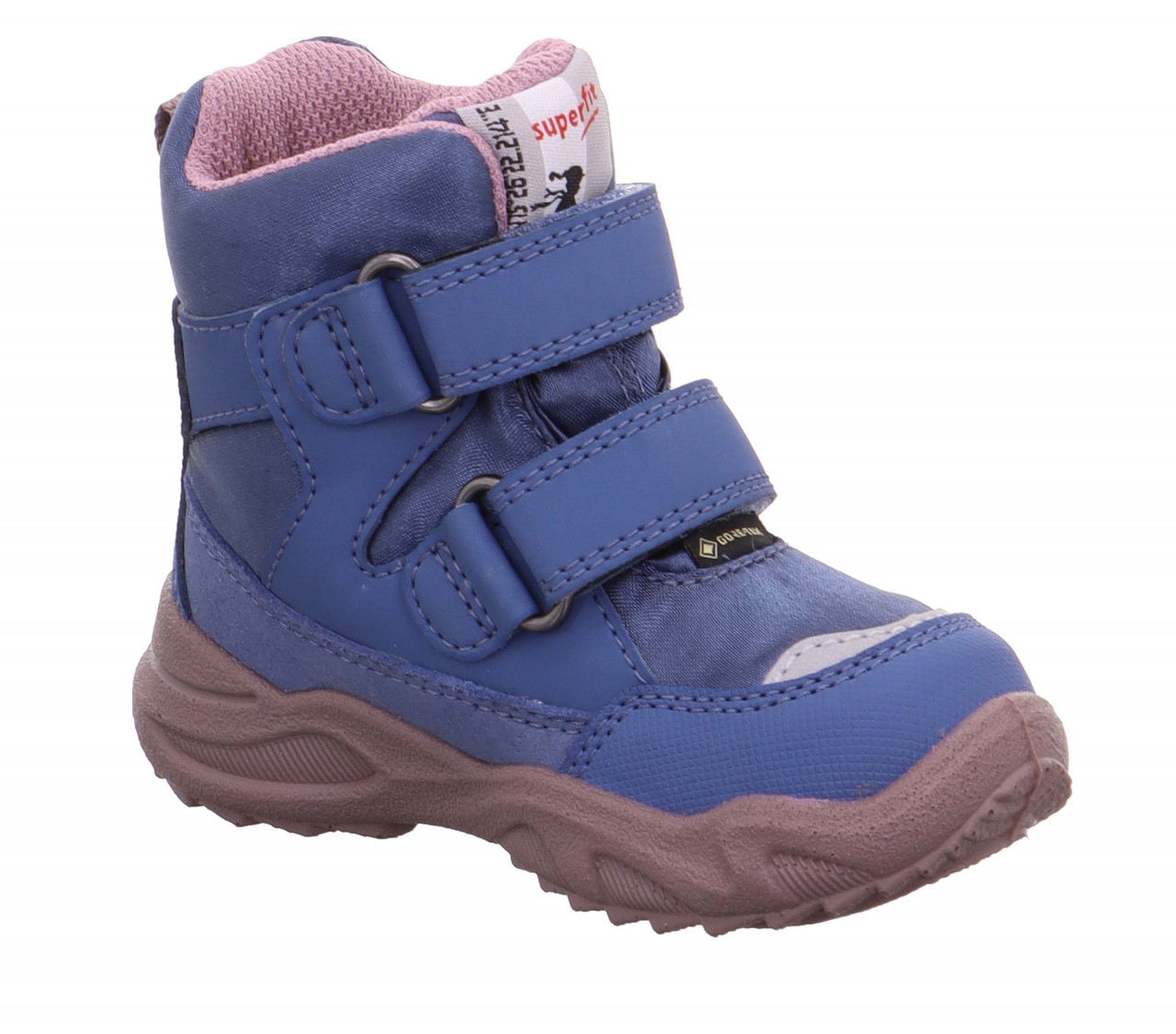 GLACIER - Blau/LilaBoots mit Klettverschluss