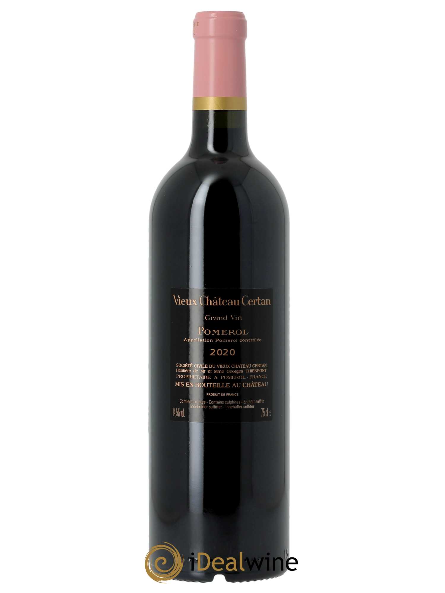 Vieux Château Certan (CBO à partir de 6 BTS) 2020 - Lot de 1 Bouteille
