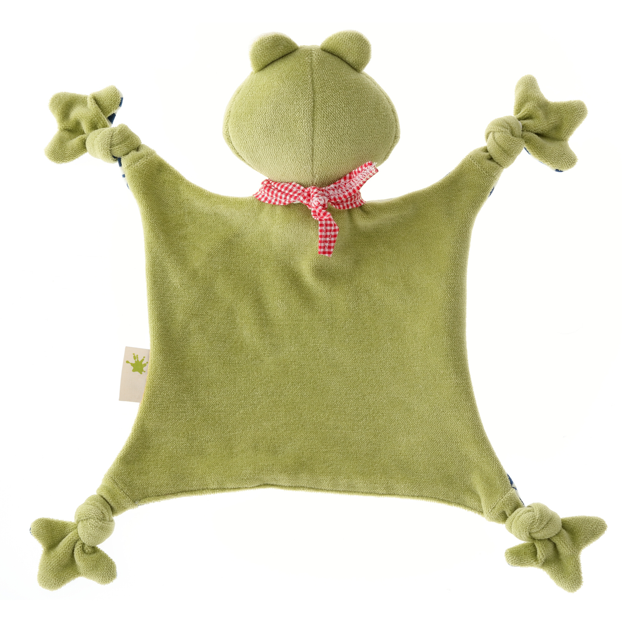 Schnuffeltuch Frosch Organic