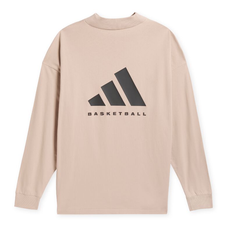 adidas Originals One Basketball L/S Tee ash pearl