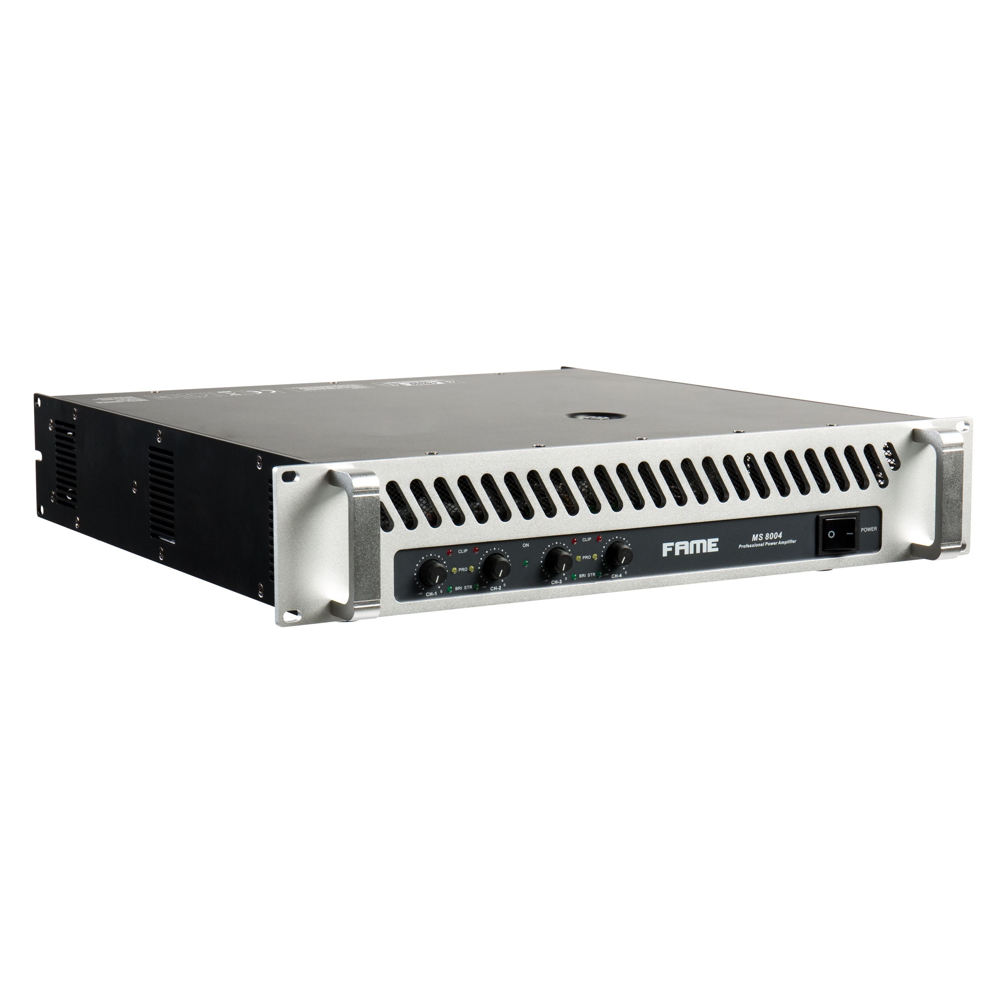 Fame Audio Endverstärker (MS 8004 Endstufe, 4x 820W / 4 Ohm)