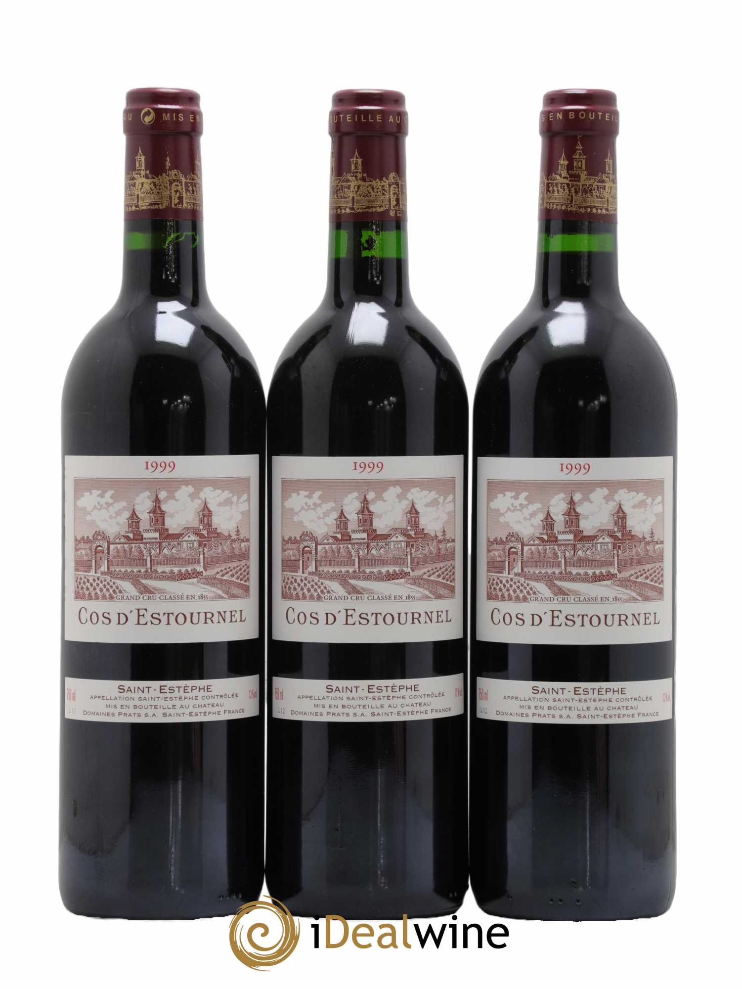 Cos d'Estournel 2ème Grand Cru Classé  1999 - Lot de 12 Bouteilles