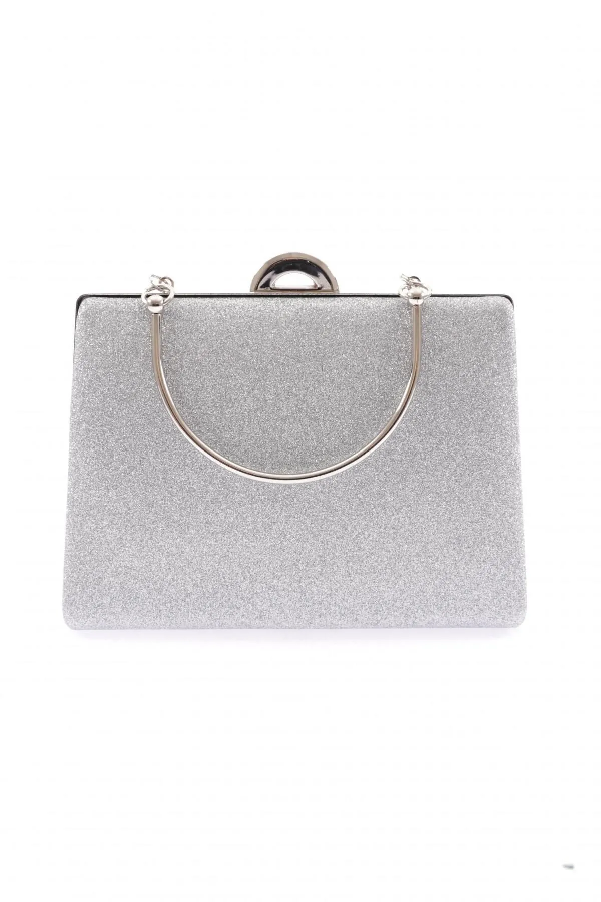 DGN  249-23y Portfolio-Tasche für Abendkleider für Damen, Sand, Glitzer und Silberdetails