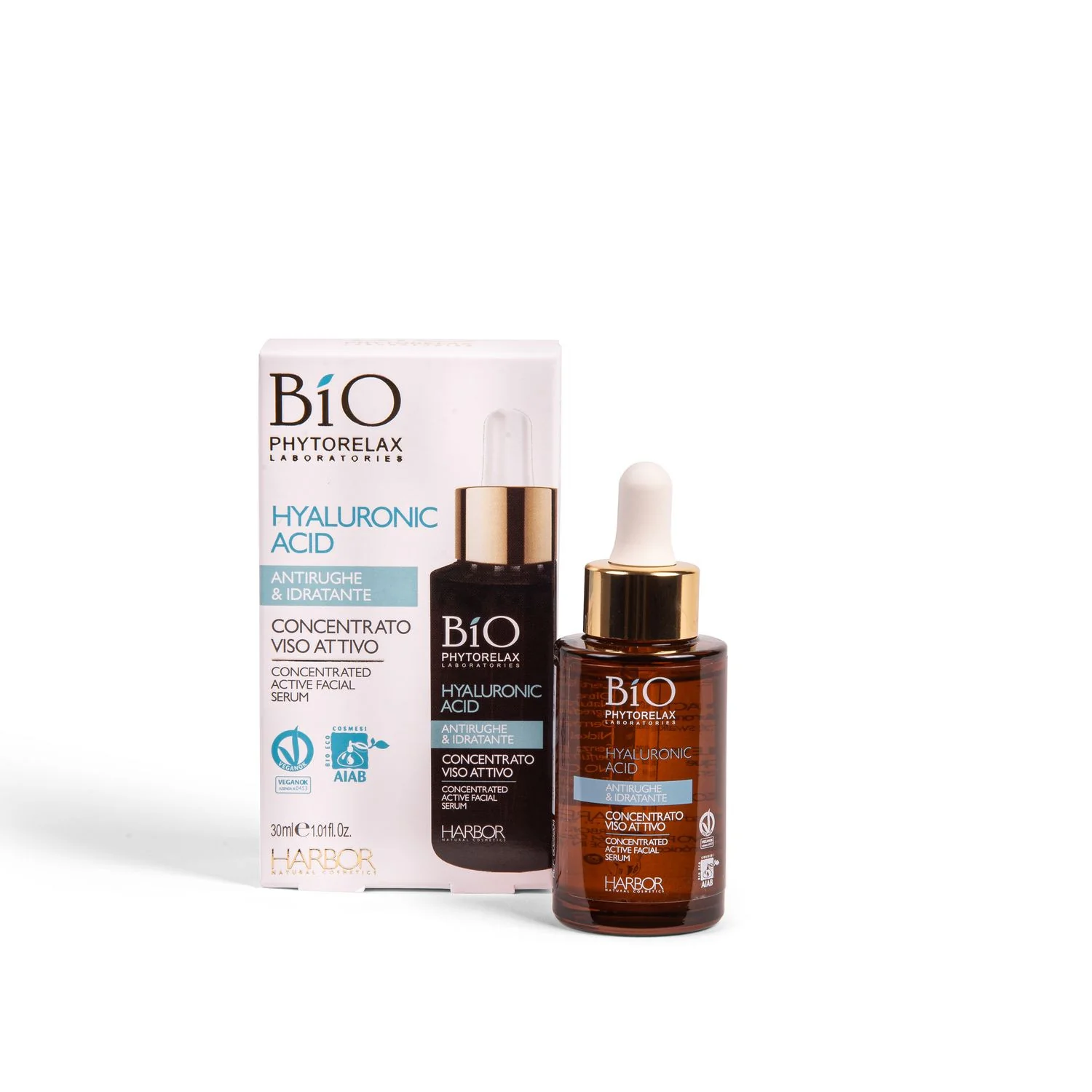 Veganska in organska hialuronska kislina za nego kože - serum proti gubam za obraz
