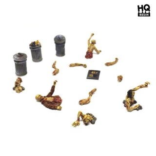 HQ Resin - Zombies of Hard City Set