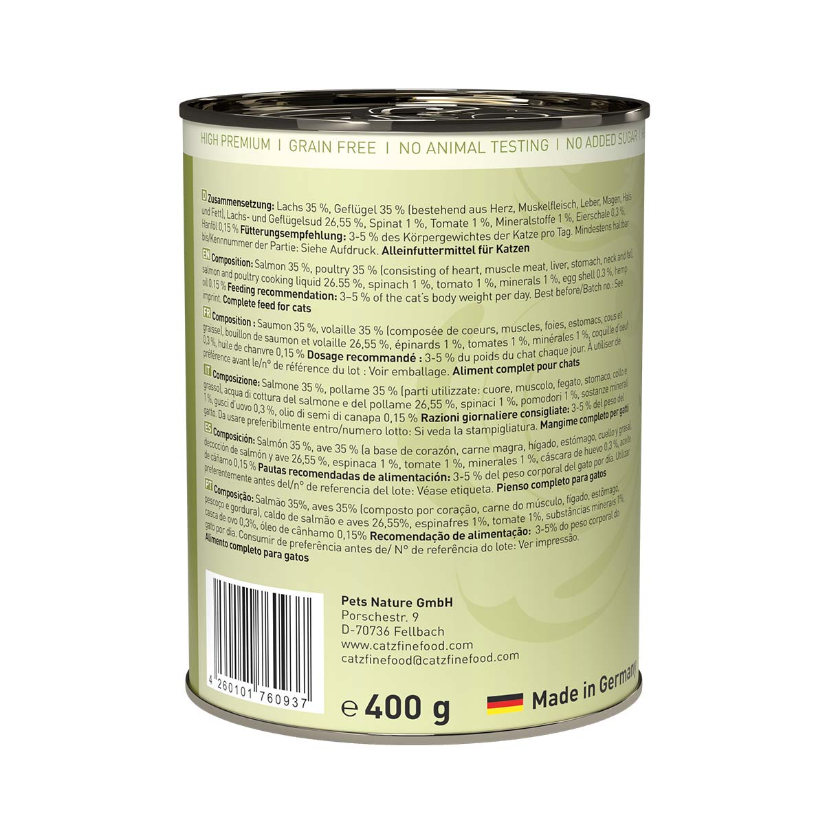 Catz Finefood Classic N° 5 - Lachs & Geflügel kaufen bei ZooRoyal