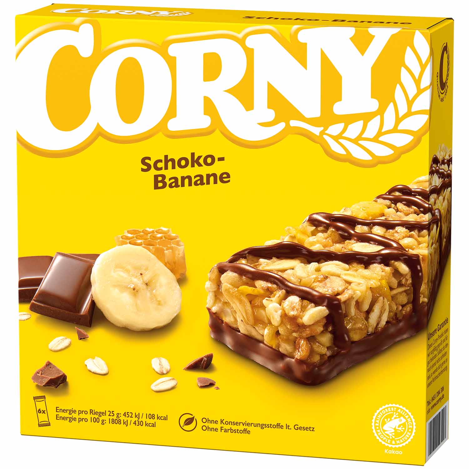 Corny Schoko-Banane 6x25g