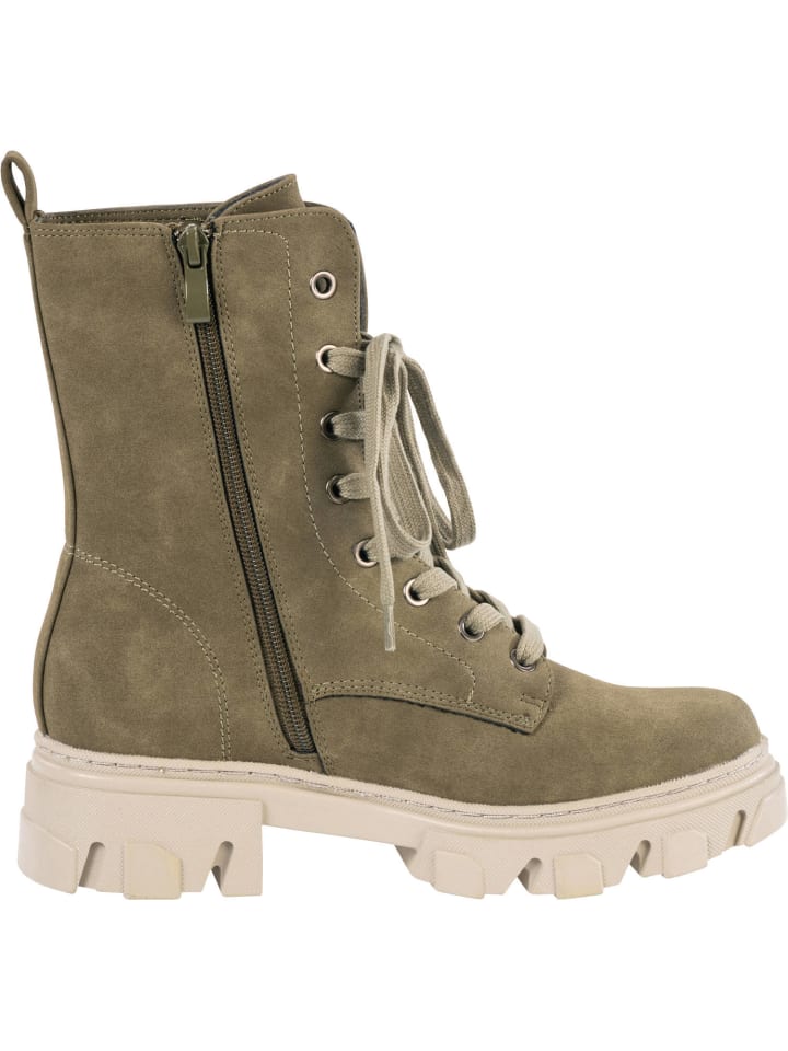 palado Schnürstiefel in khaki günstig kaufen 38