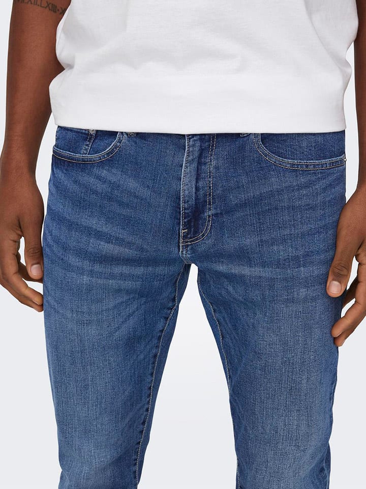 ONLY & SONS Jeans - Slim fit - in Blau günstig kaufen