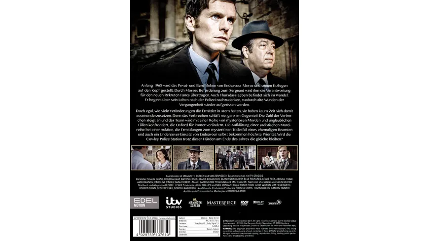 Der junge Inspektor Morse - Staffel 5  [3 DVDs]