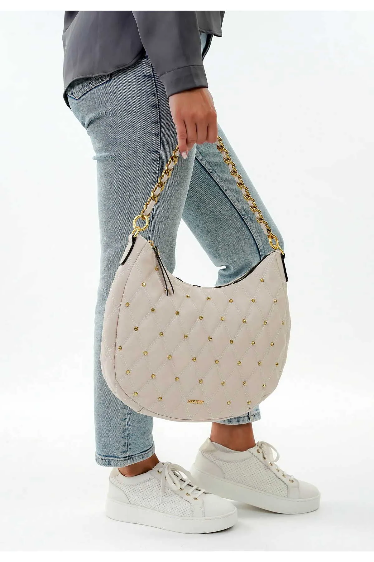 SURI FREY  Handtasche - Beige - Unifarben