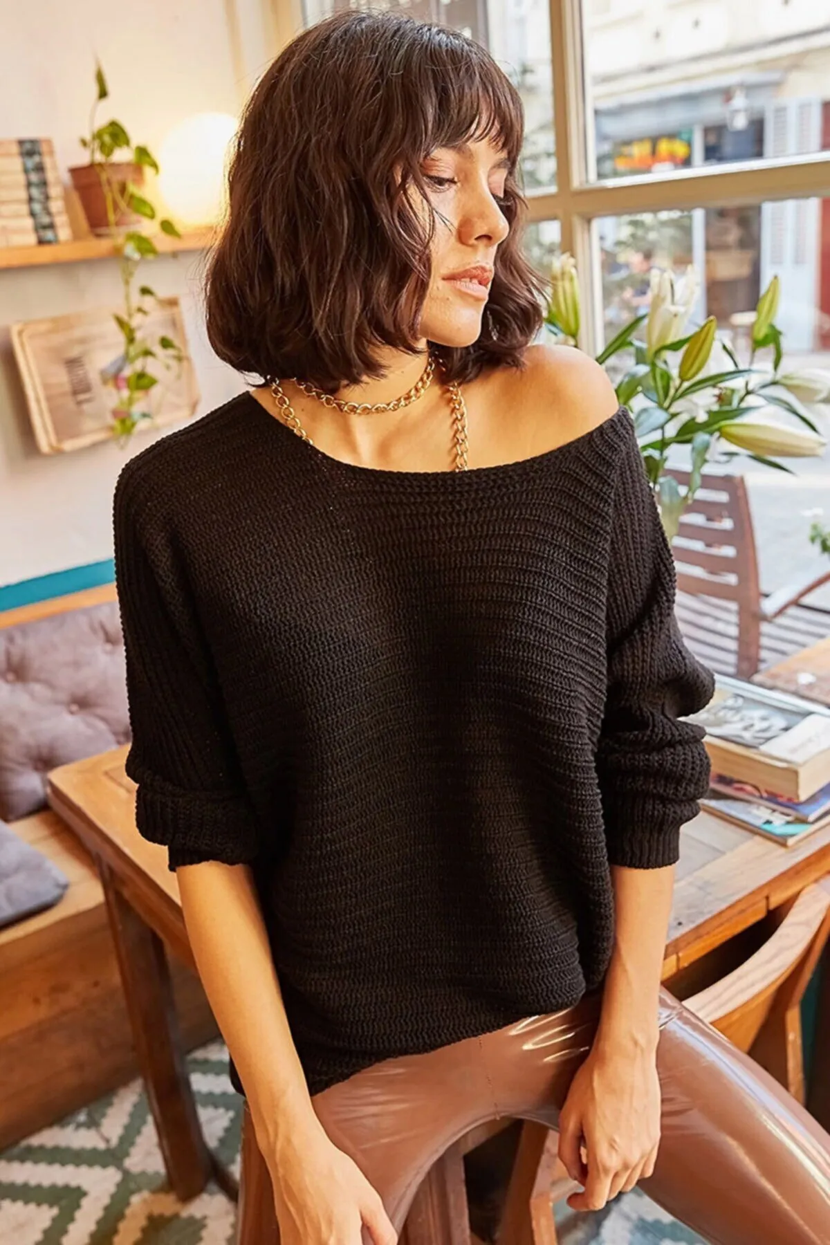 Olalook  Pullover - Schwarz - Regular Fit