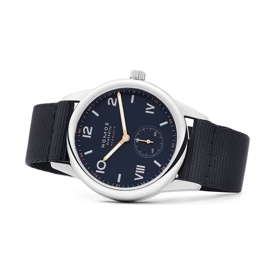 Nomos Glashütte Unisexuhr Club Campus neomatik 39 nachtblau