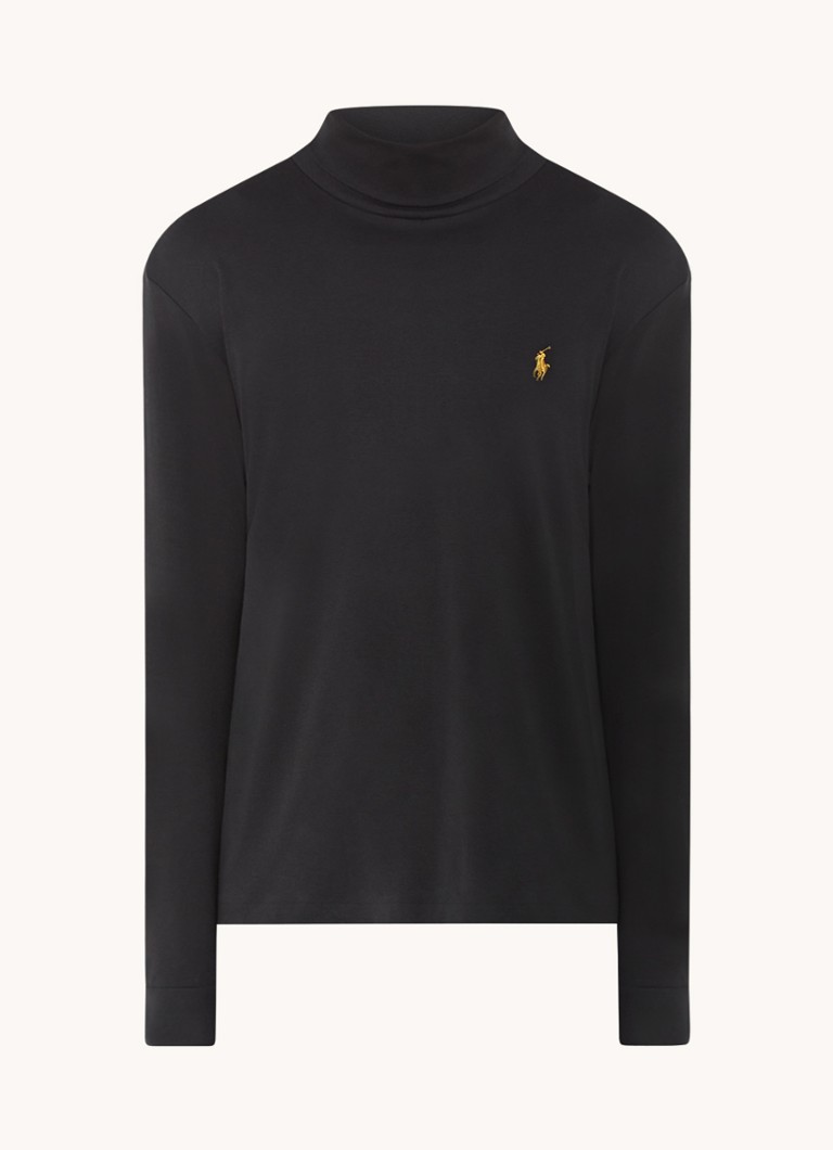Ralph Lauren  Longsleeve met logoborduring en opstaande kraag