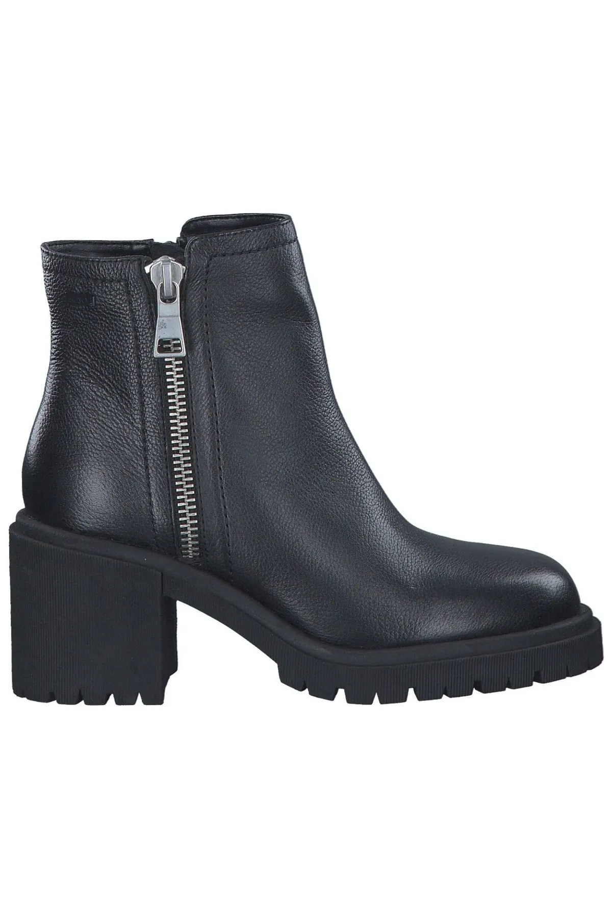 s.Oliver  Stiefelette - Schwarz - Blockabsatz