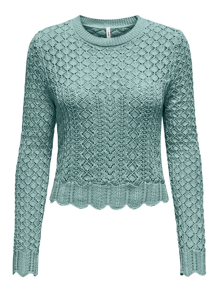 ONLY Pullover in Türkis günstig kaufen