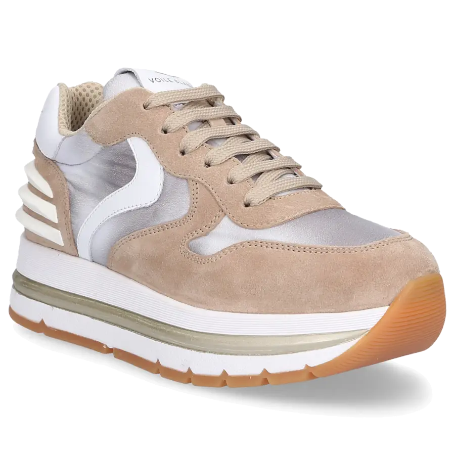 VOILE BLANCHE - Sneaker low MARAN POWER Veloursleder - beige