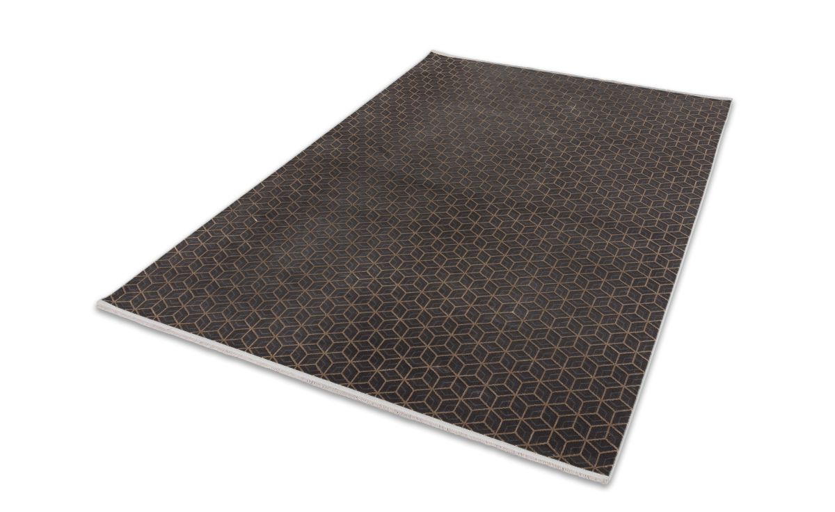 Joop! Webteppich Metric Anthrazit 200 x 300 cm