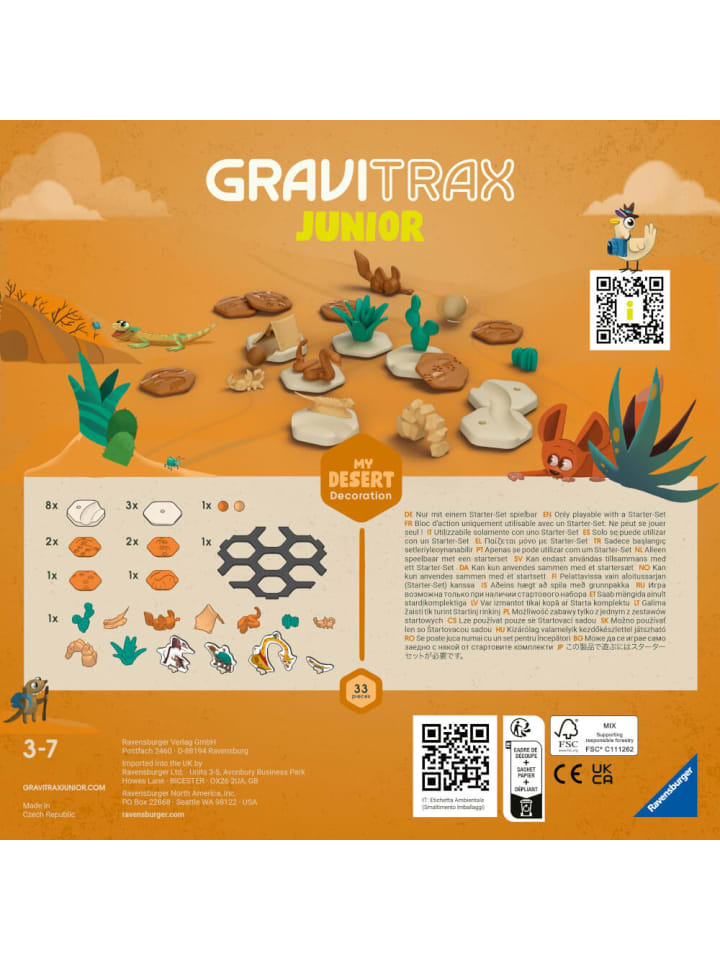 Ravensburger Kugelbahn GraviTrax Junior Extension Desert günstig kaufen onesize