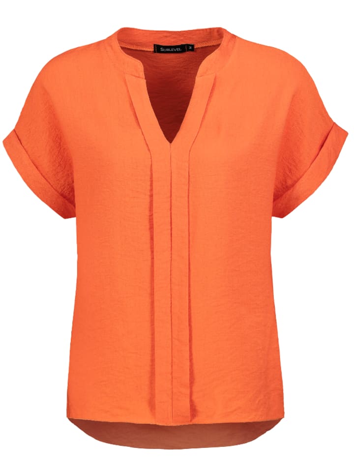 Sublevel Bluse in Orange günstig kaufen