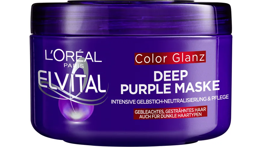 Elvital Color Glanz Deep Purple Maske 250 ml