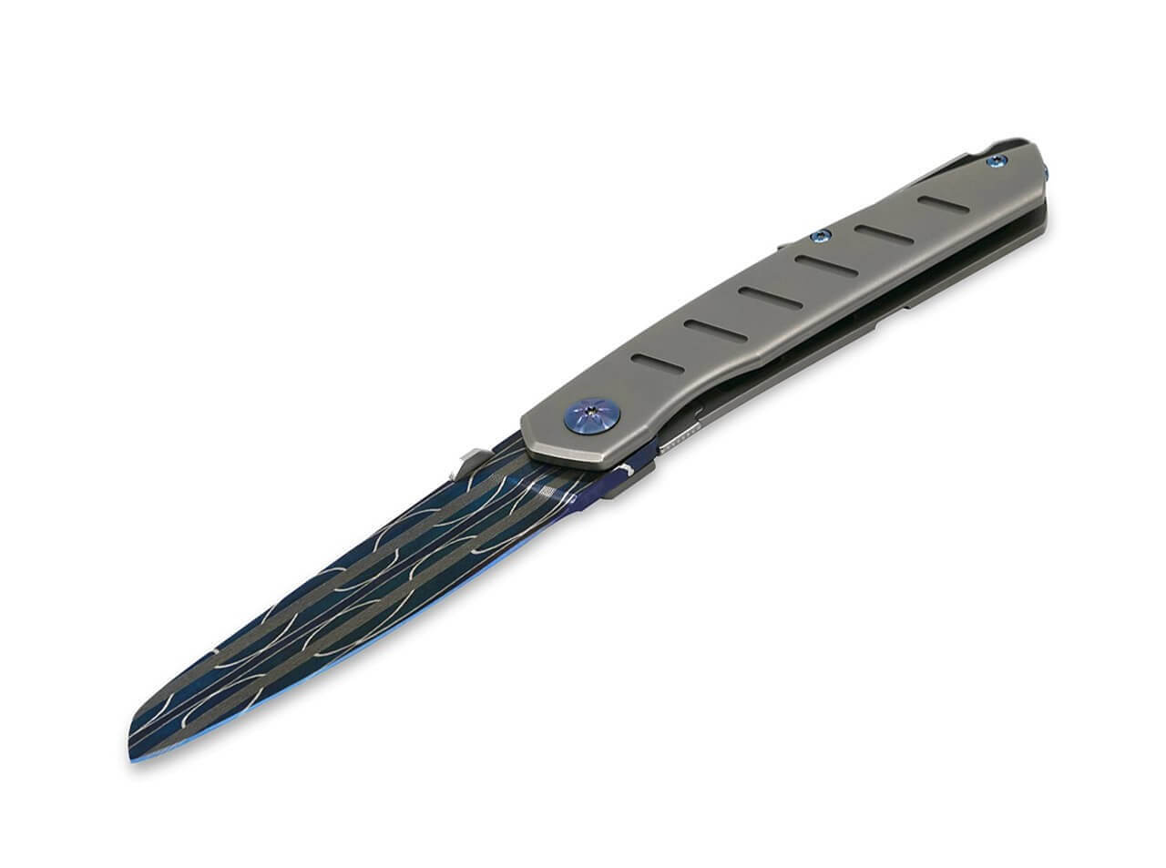 AM-6 Sport Knife Damascus Titanium
