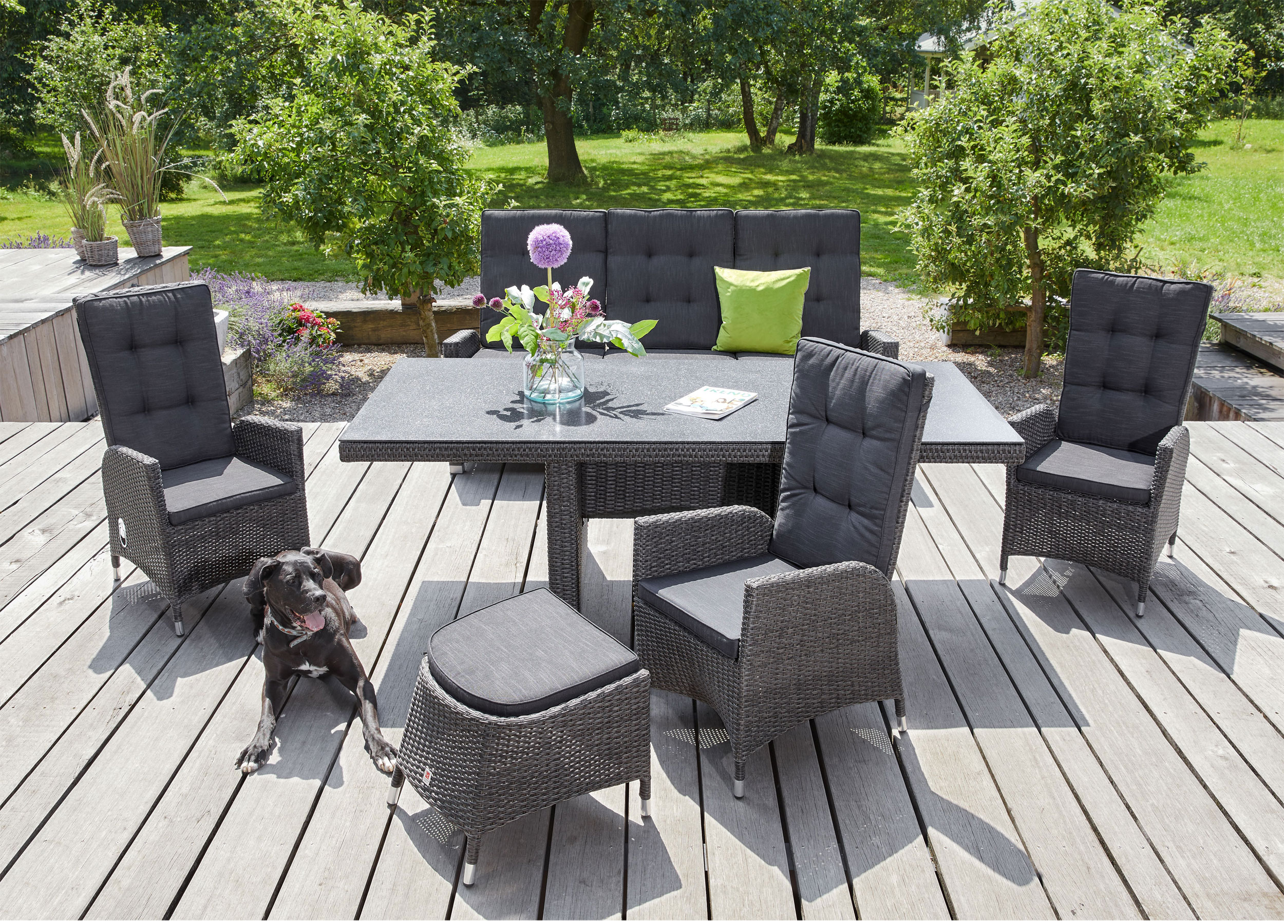 OUTDOORGartensofa Outdoor 3-Sitzer
