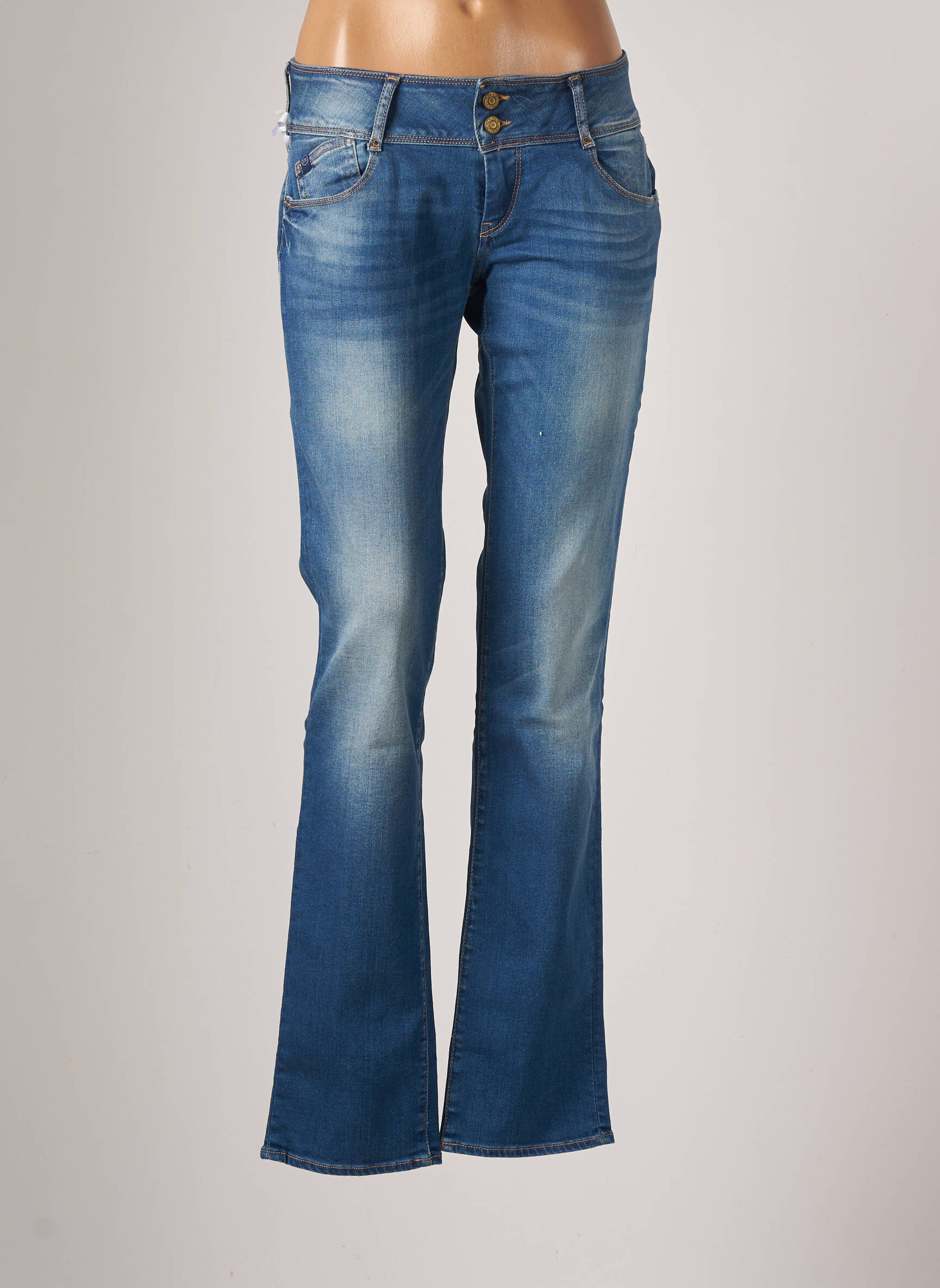 Le Temps Des Cerises Jeans Bootcut Femme couleur bleu