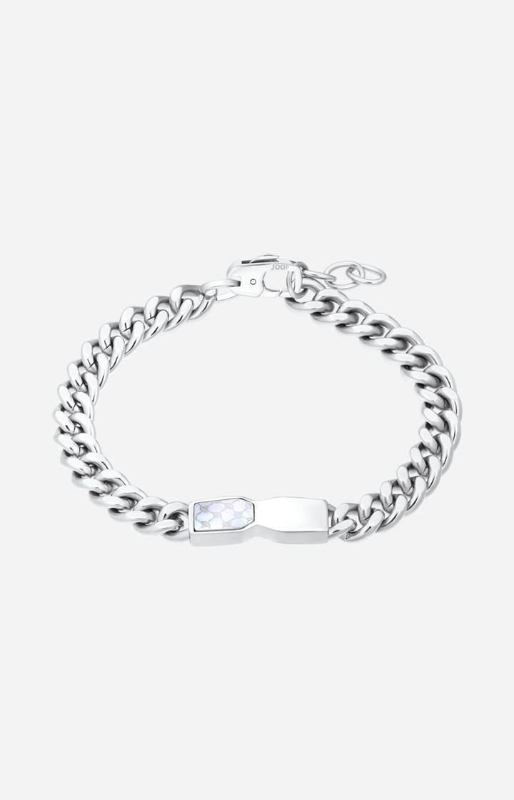 Panzer-Armband in Silber