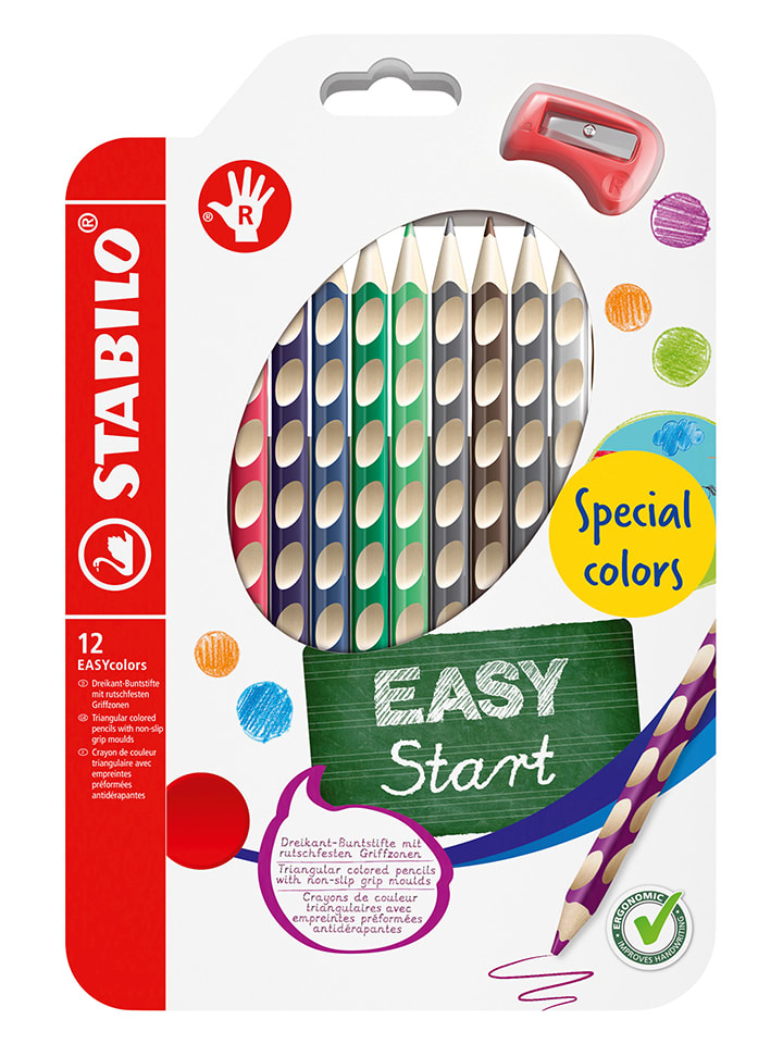 STABILO Buntstifte ''EASYcolors'' - für Rechtshänder - 12 Stück günstig kaufen onesize