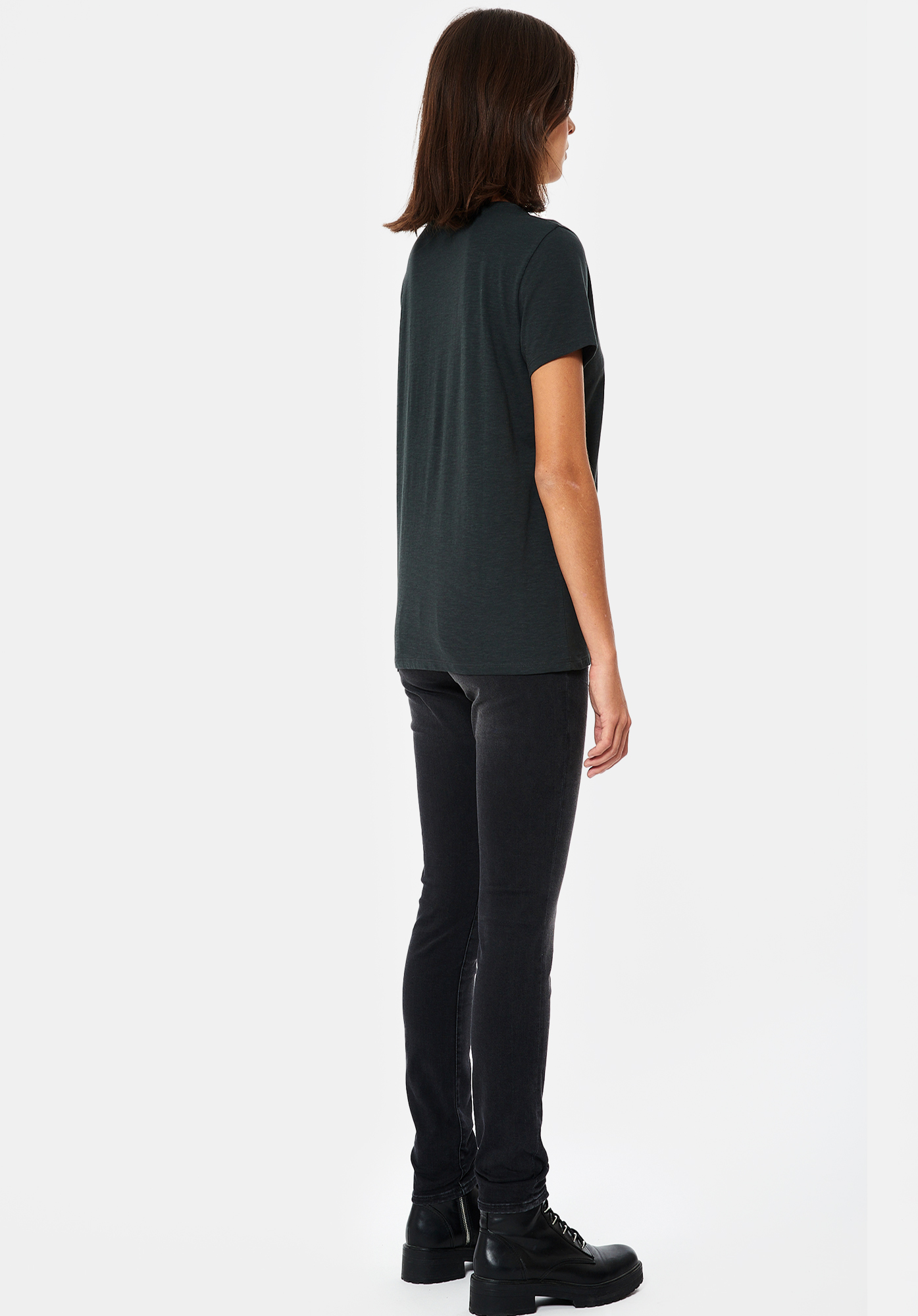 JEMA   T-shirt gris Femme en 100% coton bio