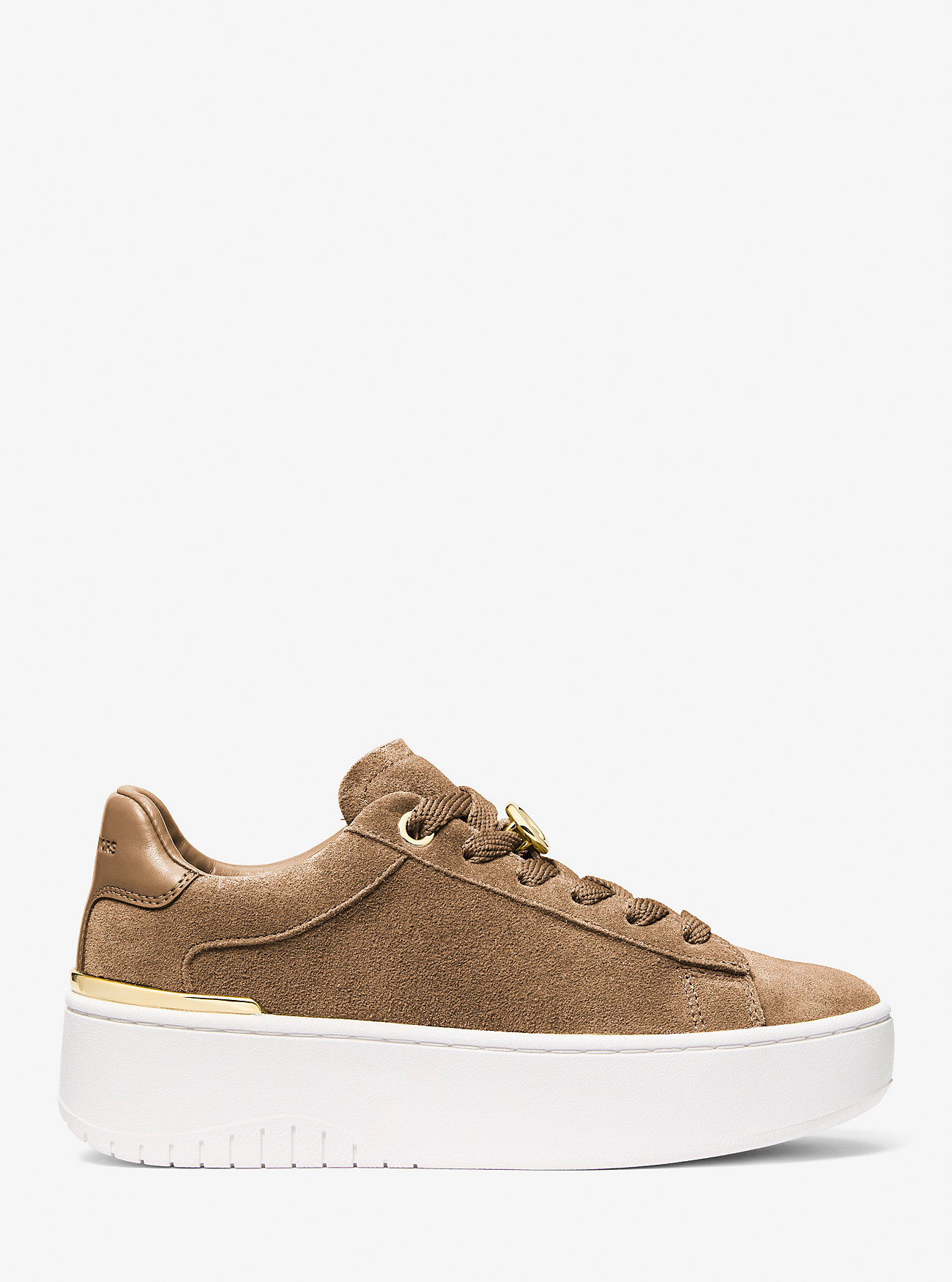 Dottie Suede Platform Sneaker - HUSK