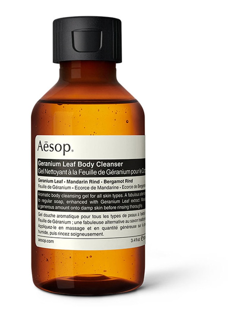Gel douche et bain Aesop à la feuille de géranium